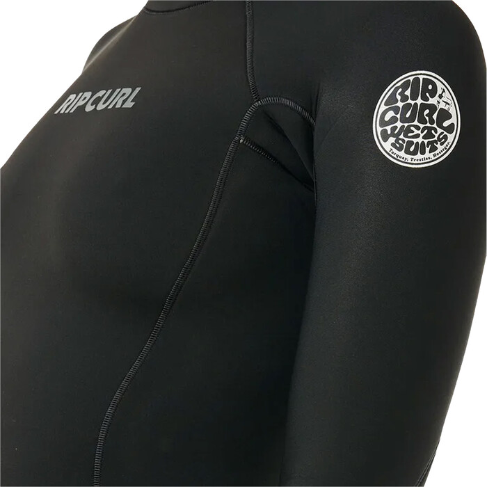 2024 Rip Curl Frauen Dawn Patrol 2mm Langrmel Rckenreiverschluss Frhlingsanzug 133WSP - Black